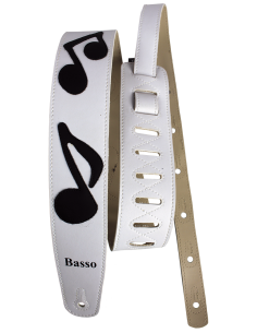 Basso NOTESWH Tracolla Chitarra e Basso Note - White