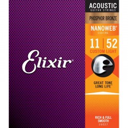 ELIXIR 16027 - Acoustic Phosphor Bronze NANOWEB - 11 52