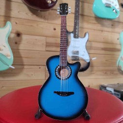 Mini chitarra da collezione replica in legno - Acustica Blue