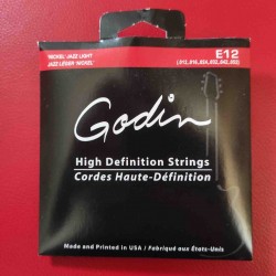 GODIN E12 Jazz – Corde per chitarra elettrica – Nickel